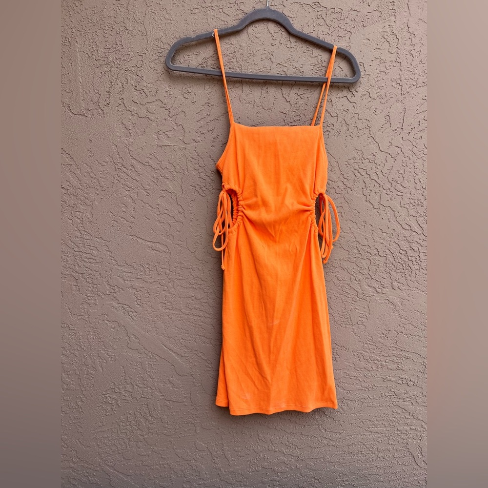 Zara side cutout y2k dress